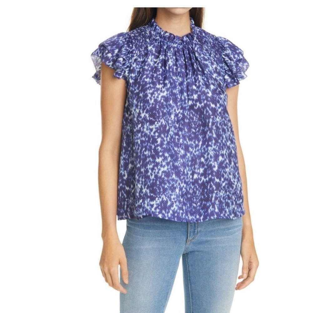 Sea New York Purple Patterned Blouse